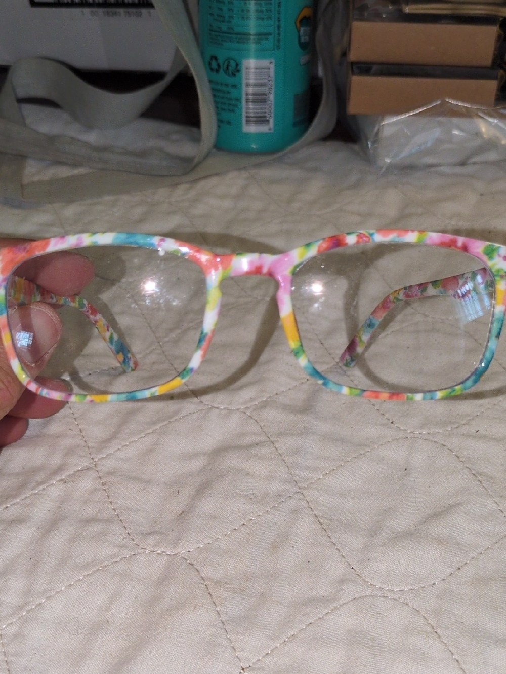 Floral Multicolor Womenโs Glasses Frame